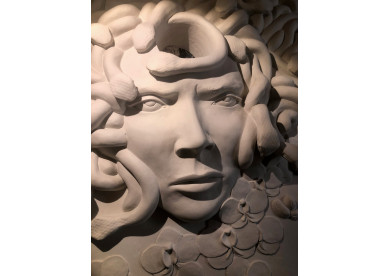  stucco medusa close